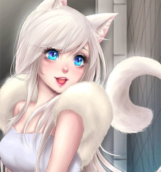 t mimi neko blanche